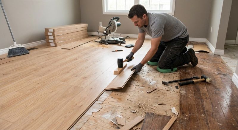 Laminate Floor Replacement in Millstone Township, NJ
