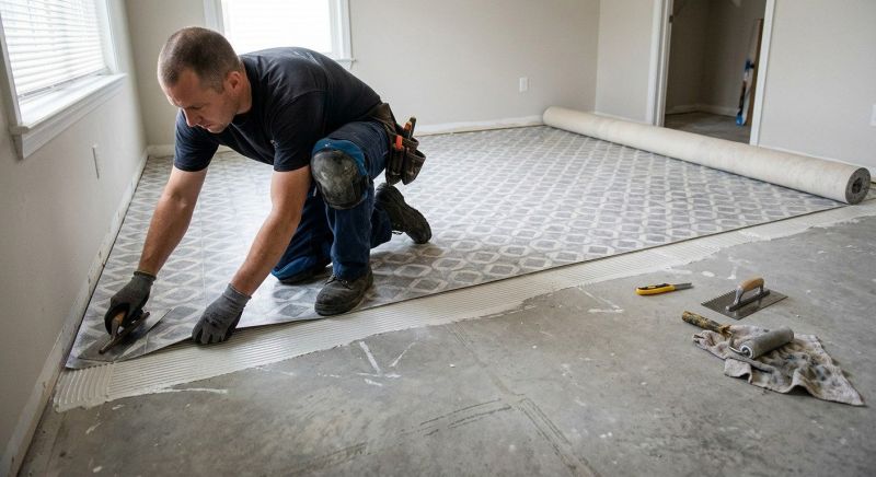 Sheet Linoleum Installation in Ocean County, NJ